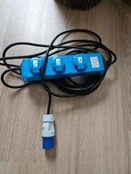Stekkerdoos drievoudig CEE ip44 10m - nieuwstaat, Caravans en Kamperen, Ophalen of Verzenden