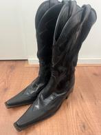 Stoere cowboylaarzen maat 40, Ophalen of Verzenden, Zo goed als nieuw, Zwart, Hoge laarzen