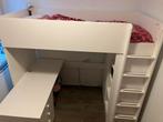 Ikea smastad hoogslaper met bureau, Ophalen, In hoogte verstelbaar, Gebruikt, Bureau