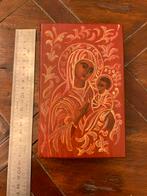 Schilderij op hout van heilige familie., Ophalen of Verzenden
