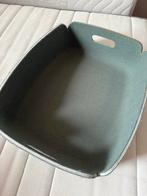 Groene Muuto Restore lage mand / opbergbak, Huis en Inrichting, Woonaccessoires | Schalen en Manden, Overige materialen, Gebruikt