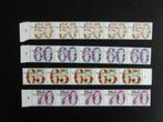 1262-1265 Zomerzegels Floriade strips van 5 1992 Postfris, Postzegels en Munten, Postzegels | Nederland, Na 1940, Verzenden, Postfris
