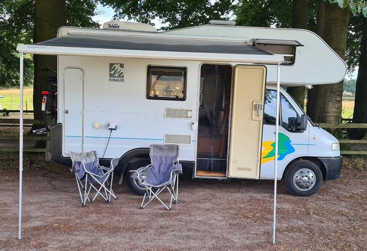 Fiat Ducato Knaus 230 (1997), Caravans en Kamperen, Campers, Particulier, tot en met 4, Alkoof, Knaus, Fiat, Diesel, Handgeschakeld