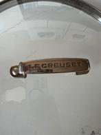 Le Creuset glazen deksel 30cm, Huis en Inrichting, Keuken | Potten en Pannen, Ophalen, Zo goed als nieuw, Glas