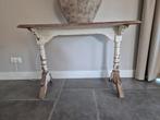 Prachtig Franse tafel sidetabel de XL kruiklamp te koop, Huis en Inrichting, Ophalen, Zo goed als nieuw, 25 tot 50 cm, Rond