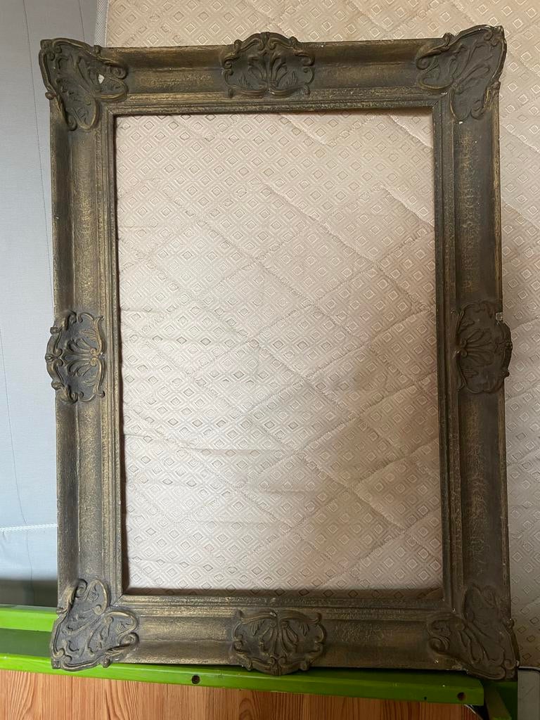 Antieke lijst met gipsen ornamenten, Antiek en Kunst, Ophalen of Verzenden