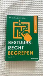C.L.G.F.H. Albers - Bestuursrecht begrepen, Ophalen of Verzenden, Zo goed als nieuw, C.L.G.F.H. Albers