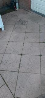 GRATIS 40x40 betontegels, Tuin en Terras, Tegels en Klinkers, Ophalen, Gebruikt, 10 m² of meer, Beton