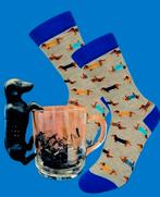 TECKEL SOKKEN + THEE GLAS + THEE EI TECKEL, Ophalen of Verzenden, Nieuw