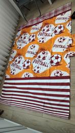 Kinder Dekbedovertrek Voetbal, Eenpersoons, Dekbedovertrek, Oranje, Ophalen of Verzenden