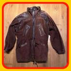 196. Parkajas Leer  met Suede Maat XL in nieuw staat, Ophalen of Verzenden, Zo goed als nieuw, Maat 56/58 (XL), Zwart