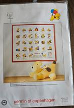 Permin of Copenhagen. Geboorte ABC. Dribbel., Hobby en Vrije tijd, Borduren en Borduurmachines, Ophalen of Verzenden, Nieuw, Borduurpakket