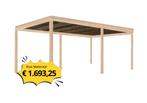 Eiken carport 3 x 5 m, Ophalen, Nieuw, Carport
