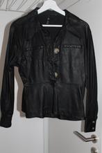 Zara leren jasje, Ophalen of Verzenden, Zo goed als nieuw, Maat 38/40 (M), Zwart