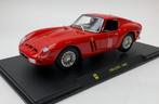 Jsn Atlas 1:24 Ferrari 250 GTO 1962 rood, 2 openingen, Nieuw, Overige merken, Ophalen of Verzenden, Auto