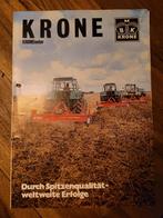 Tractor folder Krone KRONEvator, Boeken, Catalogussen en Folders, Ophalen of Verzenden, Zo goed als nieuw