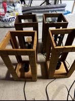 Eglo lamp, Ophalen, Zo goed als nieuw, Hout, Minder dan 50 cm