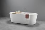 Vrijstaand ligbad 180x80cm wit met badplug Swiss Verano, Doe-het-zelf en Verbouw, Sanitair, Nieuw, Bad, Ophalen