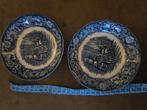 Staffordshire Historic Colonial Scenes Betsy Ross schaal, Antiek en Kunst, Antiek | Servies los, Ophalen of Verzenden