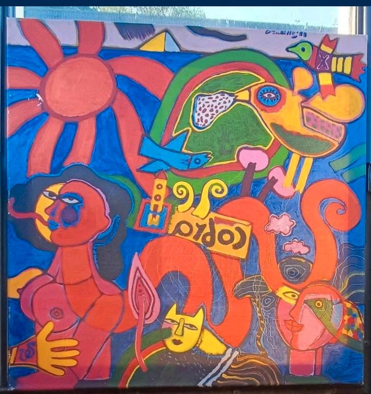 Corneille, Cobra, bouwjaar 1988 limited edition, Antiek en Kunst, Kunst | Schilderijen | Klassiek, Ophalen of Verzenden