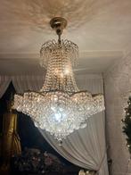 Kristallen Kroonluchter, Huis en Inrichting, Lampen | Kroonluchters, Ophalen, Gebruikt, Glas
