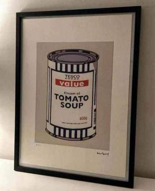 BANKSY : lithografie meet certificaat, Antiek en Kunst, Kunst | Litho's en Zeefdrukken, Ophalen of Verzenden