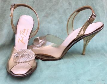 Vintage Foot Flairs pumps stiletto hakken met strass beschikbaar voor biedingen