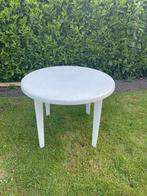 Hartman ronde tuintafel 99 cm hoogte 69 cm, Ophalen, Gebruikt, Rond, Kunststof