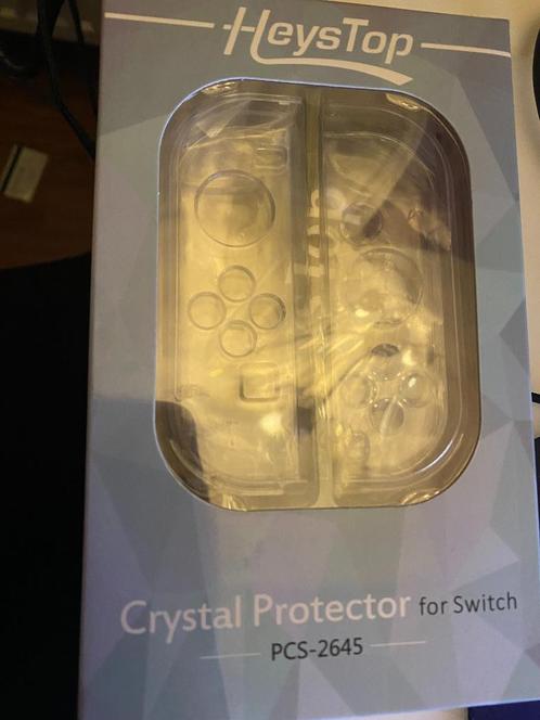 Crystal protector for switch beschermcover nintendo switch, Spelcomputers en Games, Spelcomputers | Nintendo Switch, Nieuw, Switch Original