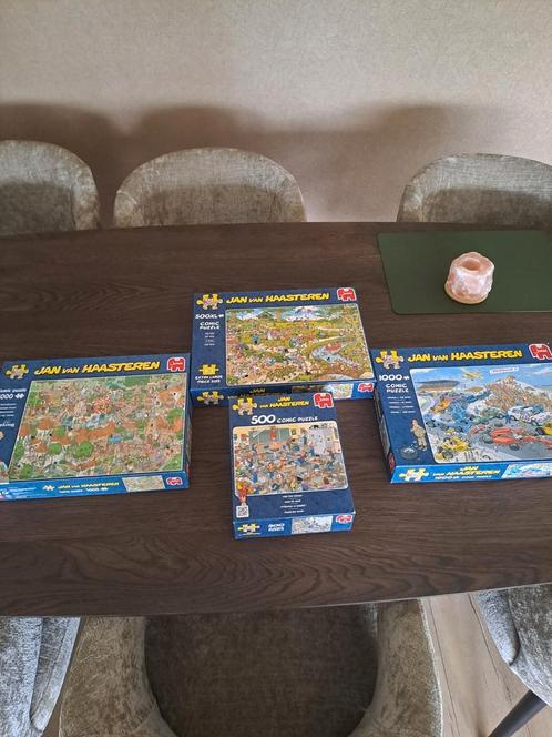 4 Jan van Haasteren puzzels, Hobby en Vrije tijd, Denksport en Puzzels, Zo goed als nieuw, Legpuzzel, 500 t/m 1500 stukjes, Ophalen of Verzenden