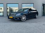 Mercedes-Benz C-Klasse 6.2 C63 AMG Estate AUT 2008 Zwart, Auto's, Automaat, Achterwielaandrijving, Zwart, Leder
