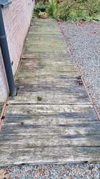 Gratis Hout Tuintegel, Tuin en Terras, Ophalen, Gebruikt, Hout