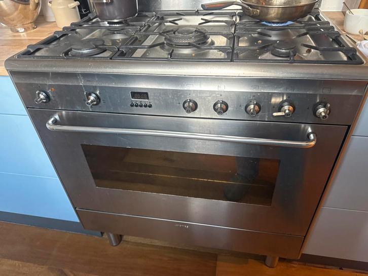 Smeg Fornuis 5 pits (Defect) - Onderdelen/Reparatie, Witgoed en Apparatuur, Ovens, Niet werkend, Vrijstaand, Oven, 60 cm of meer