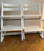 2x witte Stokke Tripp Trapp, Kinderen en Baby's, Kinderstoelen, Ophalen, Zo goed als nieuw, Meegroeistoel