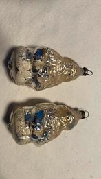 Vintage antieke kerstbal, kerstman zilver, Diversen, Ophalen of Verzenden