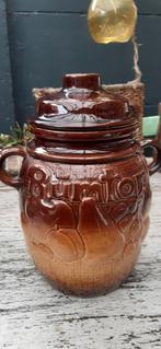 Vintage puntgave Rumtopf met deksel van Scheurich-Keramik, Antiek en Kunst, Ophalen of Verzenden