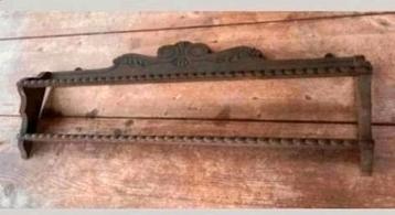 Antiek Frans bordenrek 100 cm beschikbaar voor biedingen