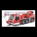 Bburago Brandweer Kraanwagen 1:50, Hobby en Vrije tijd, Modelauto's | 1:50, Overige merken, Ophalen of Verzenden, Bus of Vrachtwagen