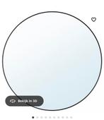 LINDBYN Ikea spiegel, Huis en Inrichting, Woonaccessoires | Spiegels, Rond, Ophalen of Verzenden, Zo goed als nieuw, 75 tot 100 cm