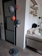 Stijlvolle staande lamp met 5 bollen, Huis en Inrichting, Ophalen, Gebruikt, Retro kleurtjes, Metaal