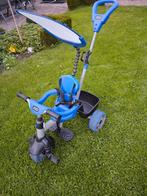 Peuter driewieler/ fietsje  met duwstang. Blauw., Fietsen en Brommers, Fietsen | Driewielers, Ophalen, Gebruikt, Duwstang