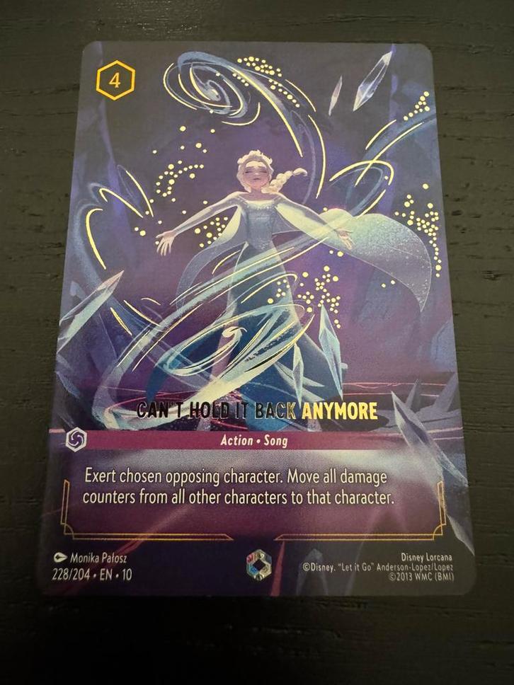Te koop/ruil  ENCHANTED Elza - Can’t hold back anymore, Hobby en Vrije tijd, Verzamelkaartspellen | Overige, Zo goed als nieuw