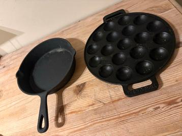 Gietijzeren bbq pannetjes beschikbaar voor biedingen