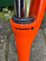 SR Suntour Voorvork - Oranje, Ophalen of Verzenden, Gebruikt, Mountainbike, Voorvork