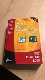 Wim de Groot - Excel voor professionals, Boeken, Ophalen of Verzenden, Zo goed als nieuw, Wim de Groot