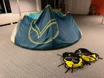 Kiteset 9m + 12m + bar voor een mooie startersprijs, Gebruikt, Kitesurf-set, 9 m², Geen board