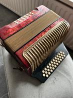 Hohner Corona II Knopaccordeon, Muziek en Instrumenten, Accordeons, Ophalen, Gebruikt, Met riemen, Overige formaten