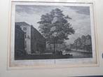 Mooie Gravure v/h Waalse Weeshuis te Amsterdam, Antiek en Kunst, Ophalen of Verzenden