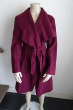 donkerpaarse trenchcoat maat S/M, Ophalen, Zo goed als nieuw, Maat 38/40 (M), Paars