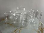 Servies thee set met 2 water glazen, Ophalen, Glas of Glazen, Nieuw, Glas